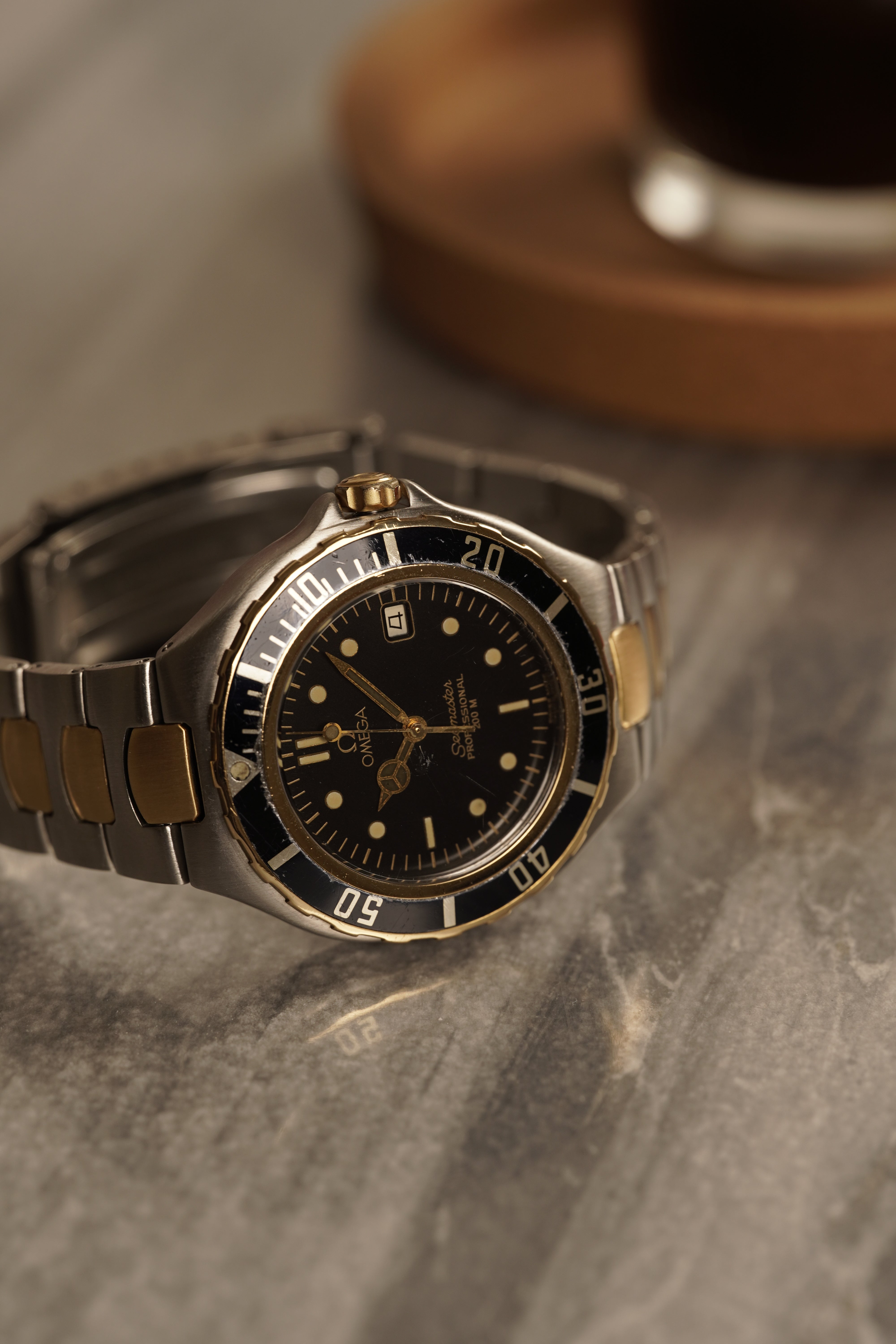 Omega Seamaster pre-bond Or Acier